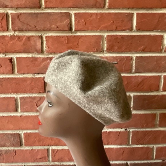 •14th & Union Grey Wool Beret Unisex O/S NWOT - Picture 5 of 9